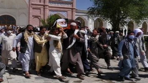 پیکر حیدری وجودی نجم العرفای افغانستان به خاک سپرده شد !